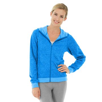 Helena Hooded Fleece-L-Blue
